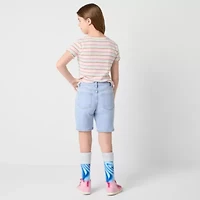 Thereabouts Little & Big Kid Girls Adaptive Easy-on + Easy-off Bermuda Short