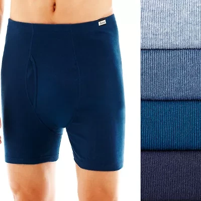 Hanes Fresh I Q Comfortsoft Mens 4 Pack Boxer Briefs J746l4
