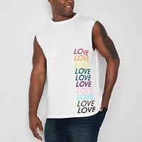 Hope & Wonder Pride Extended Sizes 'Love' Sleeveless Tank Top