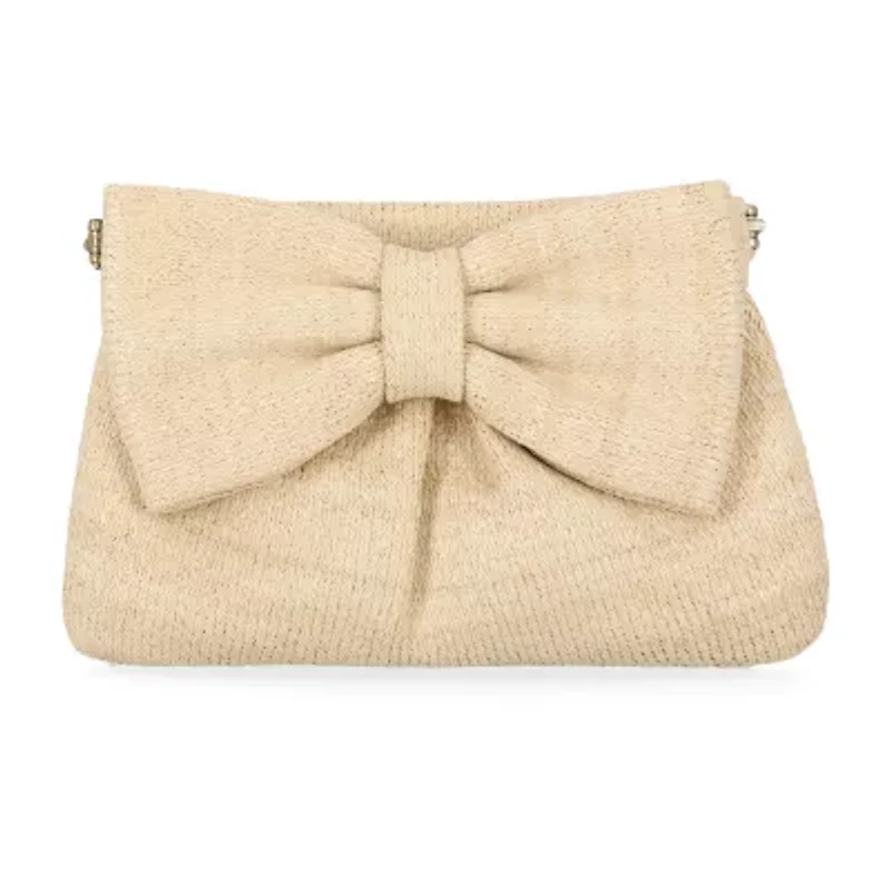 Gunne Sax by Jessica McClintock Vivienne Bow Clutch Evening Bag