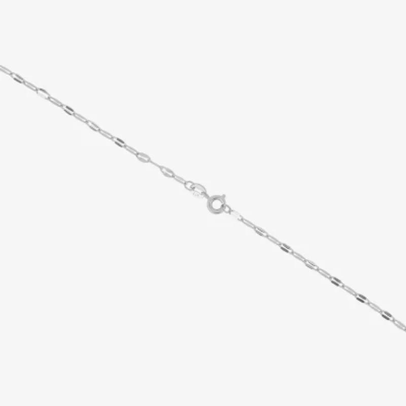 Silver Reflections Womens Pure Silver Over Brass 30 Inch Pendant Necklace