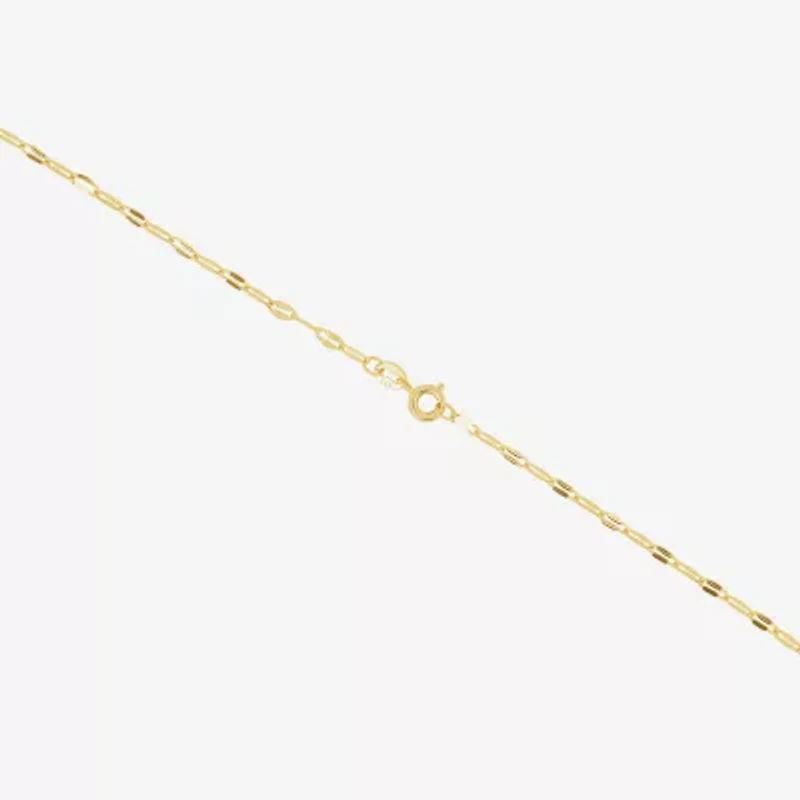 Silver Reflections Womens 14K Gold Over Brass 30 Inch Pendant Necklace