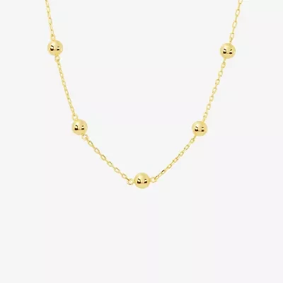 Silver Reflections Womens 16 Inch Strand Necklace