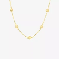 Silver Reflections Womens 16 Inch Strand Necklace