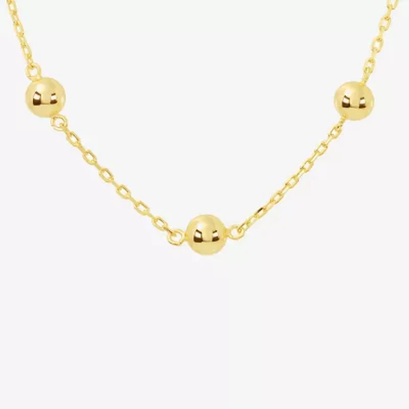 Silver Reflections Womens 16 Inch Strand Necklace
