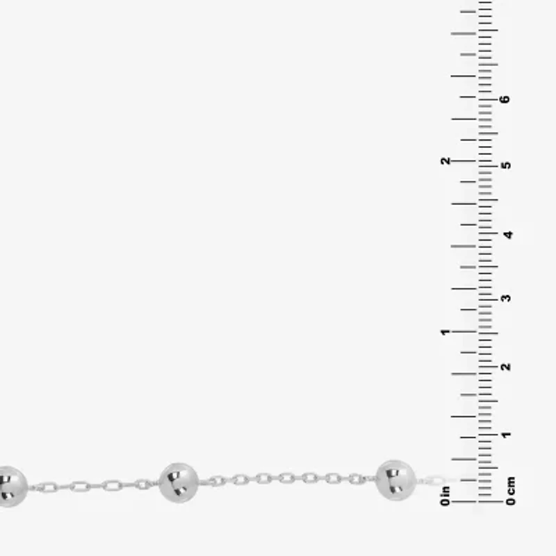 Silver Reflections Womens 16 Inch Strand Necklace