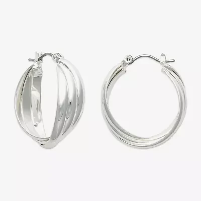 Mixit Womens 21.6mm Hypoallergenic Hoop Earrings