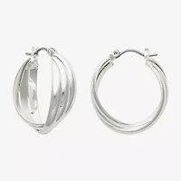 Mixit Womens 21.6mm Hypoallergenic Hoop Earrings
