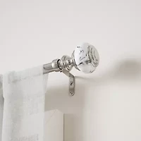 Umbra Marble Knob 1 Adjustable Curtain Rod