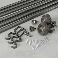 Umbra Marble Knob Double Curtain Rod