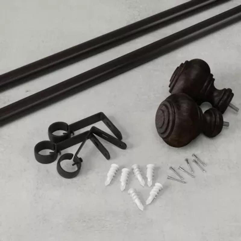 Umbra Banner Knob 1 Adjustable Curtain Rod