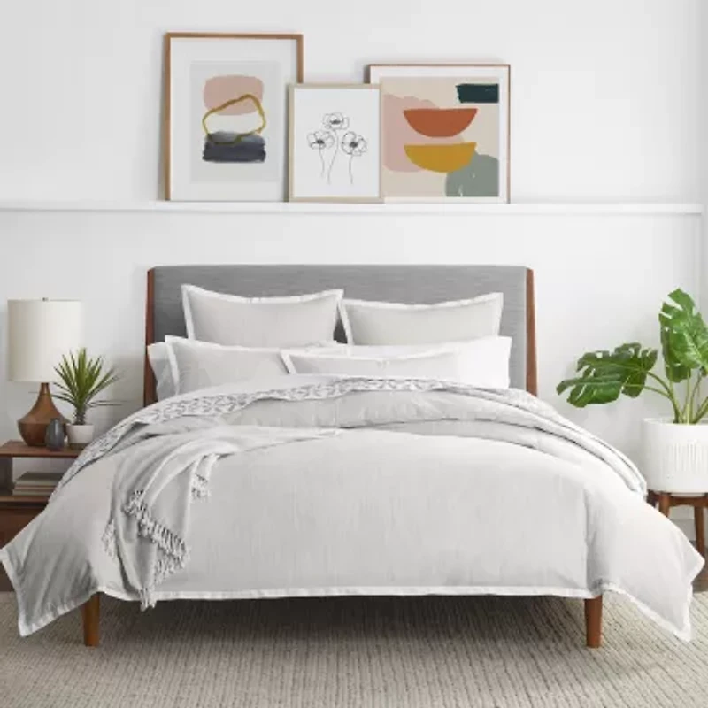 Fieldcrest Yarn Dye Heather 3-pc. Stripes Comforter Set