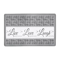 Achim Live Love Laugh Anti-Fatigue 18"X30" Kitchen Mat