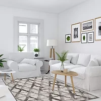 Achim Capri 3-pc. Distressed Lattice Rectangular Rug Set

