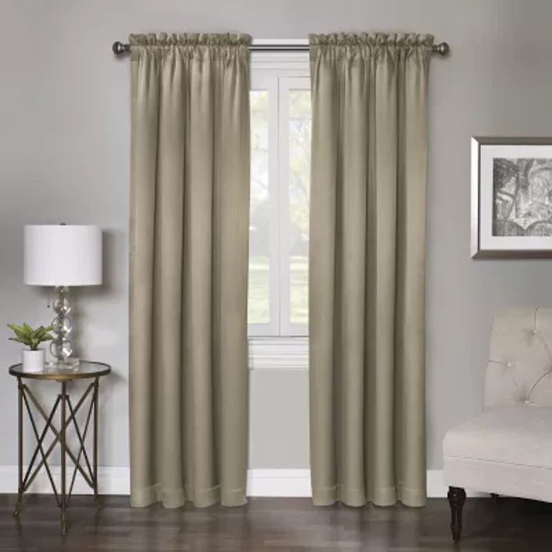 Regal Home Regency Rod Pocket Light-Filtering Single Curtain Panel