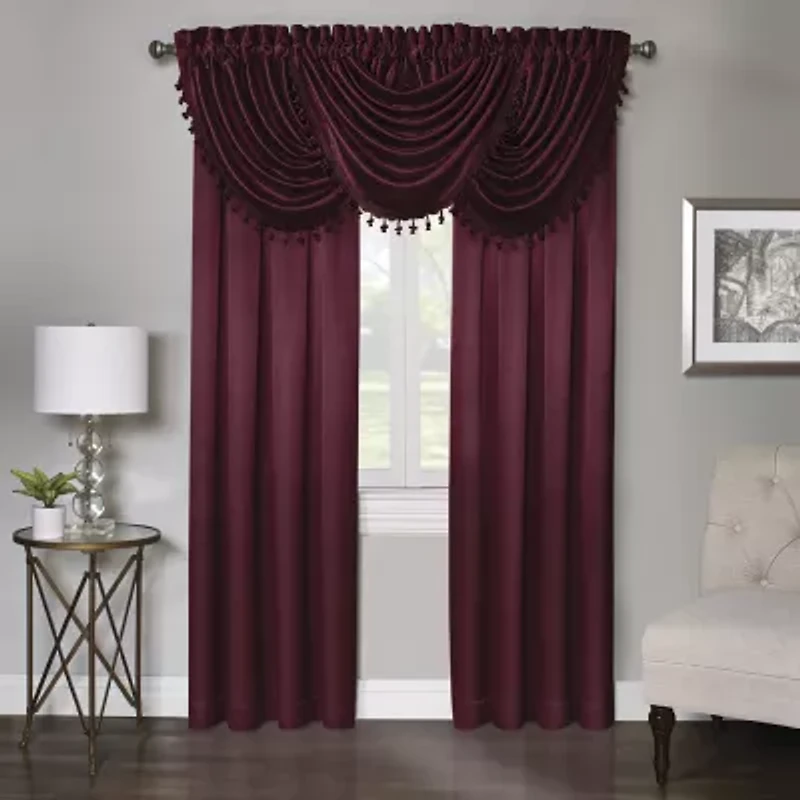 Regal Home Regency Rod Pocket Light-Filtering Single Curtain Panel