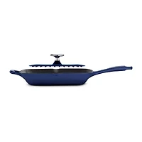 Tramontina® Gourmet 11" Enameled Cast Iron Grill Pan + Press