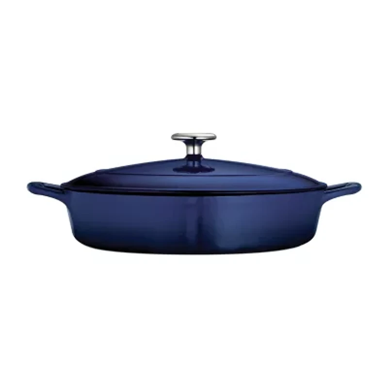 Tramontina® Gourmet 4-qt. Enameled Cast Iron Covered Braiser