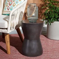 Safavieh Torre Outdoor And Room Collection Weather Resistant Cement Side Table