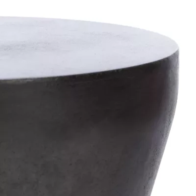 Safavieh Torre Outdoor And Room Collection Weather Resistant Cement Side Table