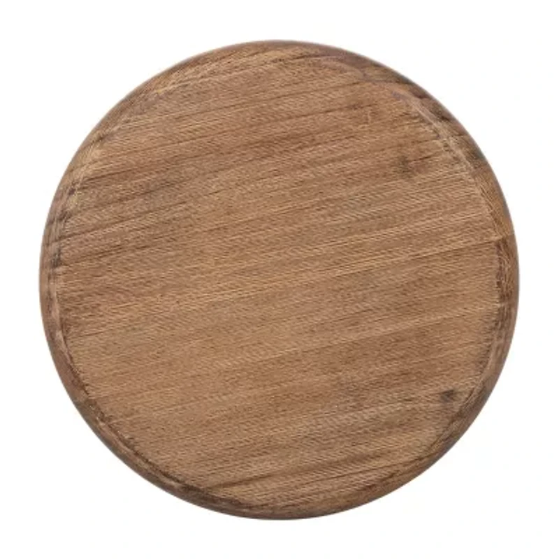 Button Patio Side Tables Weather Resistant Cement Side Table