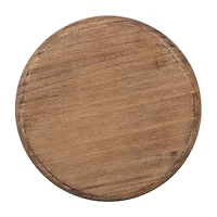 Button Patio Side Tables Weather Resistant Cement Side Table