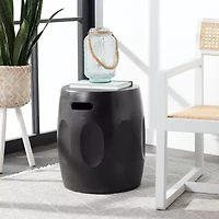 Zuri Weather Resistant Cement Side Table