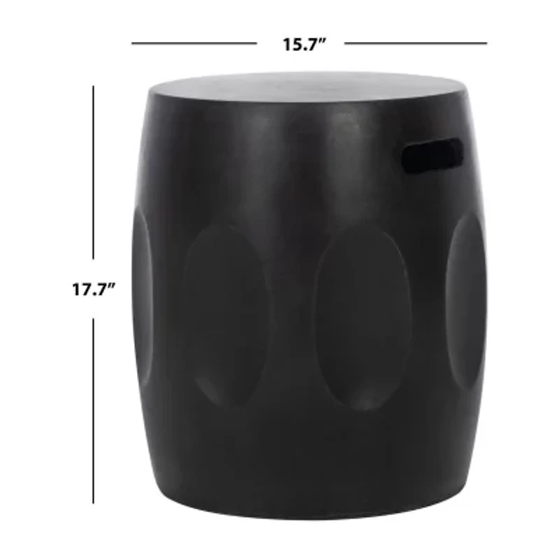 Zuri Weather Resistant Cement Side Table