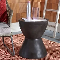 Athena Weather Resistant Cement Side Table