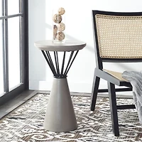 Akiko Weather Resistant Cement Side Table