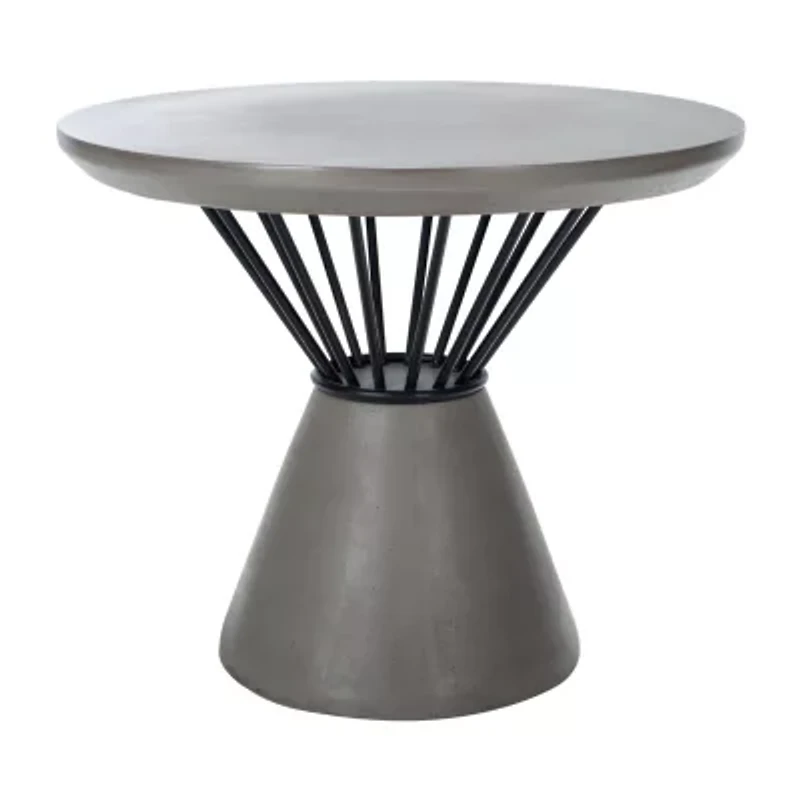 Darien Weather Resistant Cement Side Table