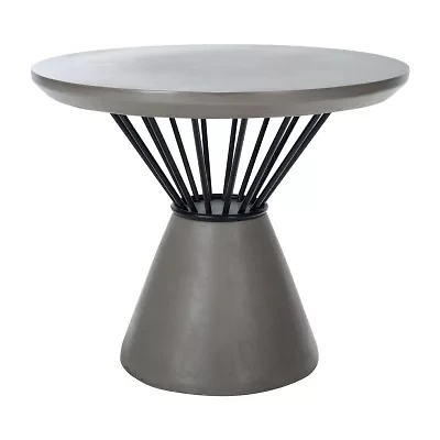 Darien Weather Resistant Cement Side Table
