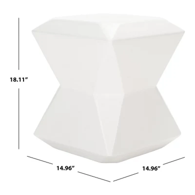 Safavieh Conan Weather Resistant Cement Side Table