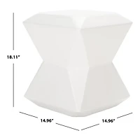 Safavieh Conan Weather Resistant Cement Side Table