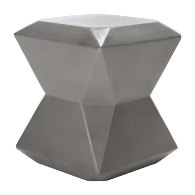 Safavieh Conan Weather Resistant Cement Side Table