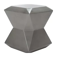 Safavieh Conan Weather Resistant Cement Side Table