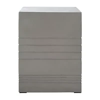 Safavieh Deidara Weather Resistant Cement Side Table