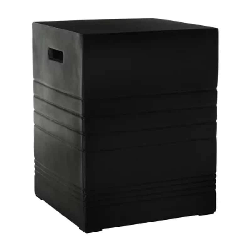 Deidara Weather Resistant Cement Side Table
