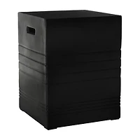 Deidara Weather Resistant Cement Side Table