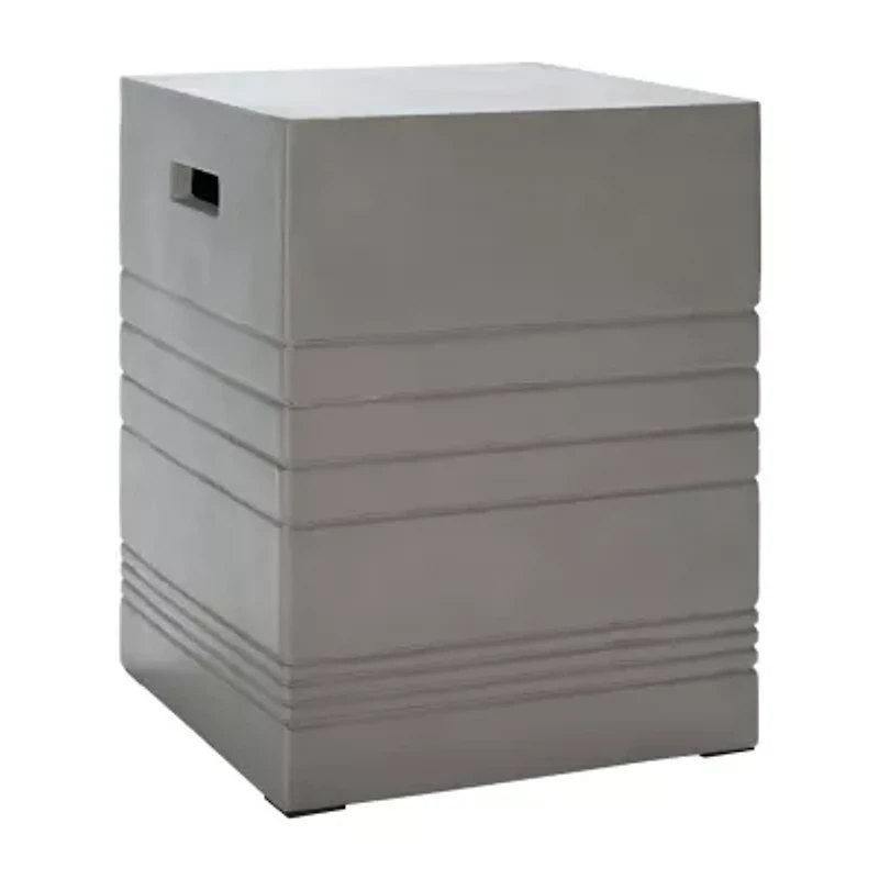 Safavieh Deidara Weather Resistant Cement Side Table