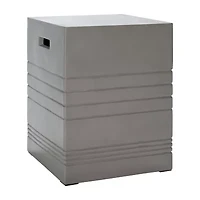 Safavieh Deidara Weather Resistant Cement Side Table