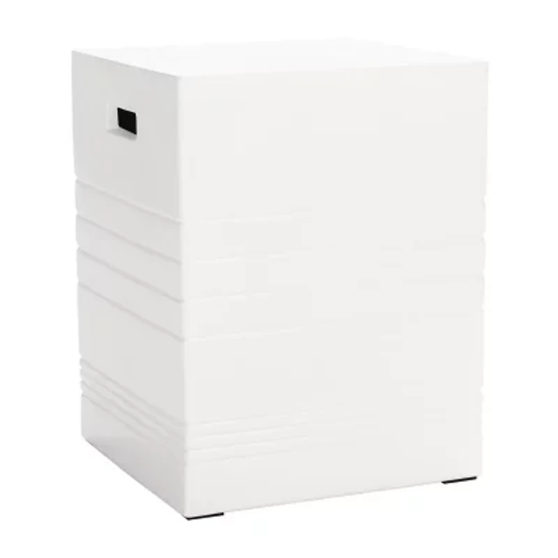 Safavieh Deidara Weather Resistant Cement Side Table