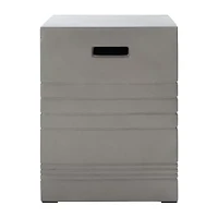 Safavieh Deidara Weather Resistant Cement Side Table