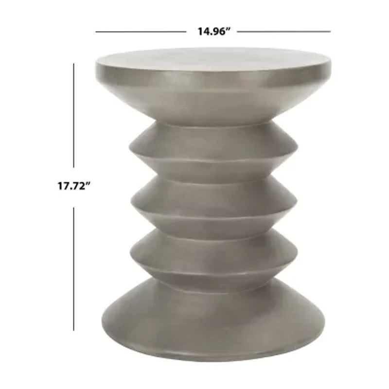 Benaya Weather Resistant Cement Side Table