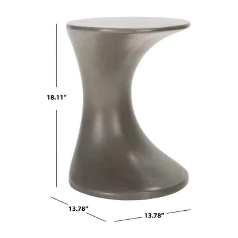 Kavita Weather Resistant Cement Side Table