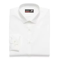 J. Ferrar Slim Mens Super Fit Easy Care Stretch Fabric Long Sleeve Dress Shirt