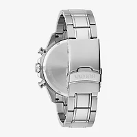 Bulova Marine Star Series B Mens Chronograph Silver Tone Stainless Steel Bracelet Watch 96b395