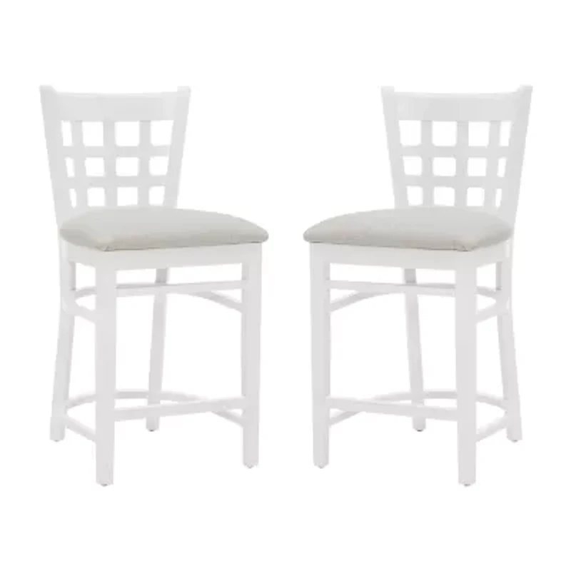 Lashley 2-pc. Counter Height Upholstered Bar Stool