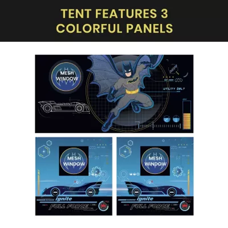 DC Comics Batman Tent for Twin Loft Bed - Bed Sold Separately