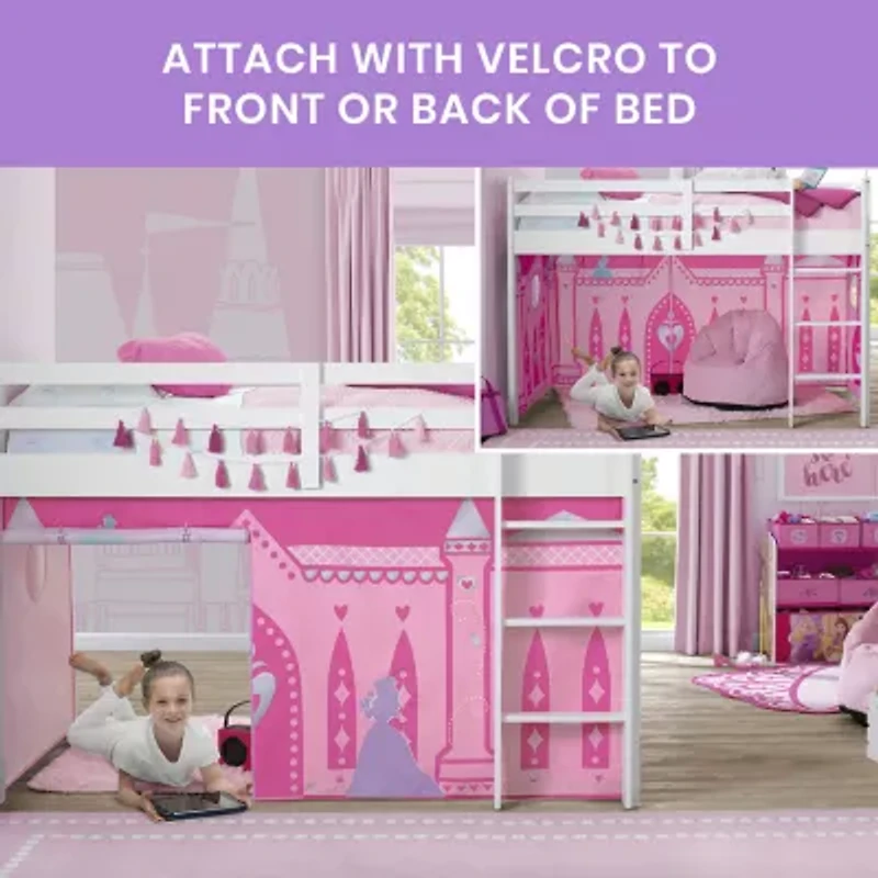 Disney Princess Tent for Twin Loft Bed - Bed Sold Separately
